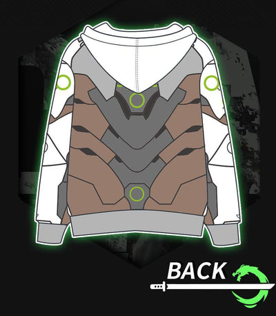 Overwatch Genji Zipper Hoodie Sweater SD02279