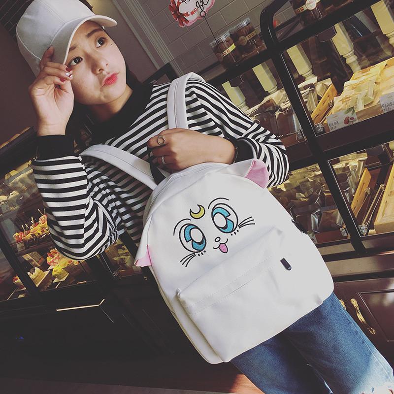 Sailor Moon White Artemis Backpack SD00045