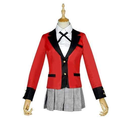 Kakegurui anime Yumeko Jabami school uniform jacket/shirt/skirt/wig SD00827