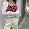 Cute Heart Knit Top Vest SD00009