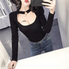 Korean Sexy Ring Collar Shirt SD01356