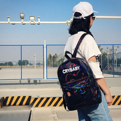 Japanese holographic crybaby backpack SD00659