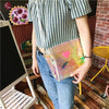 Japanese Harajuku laser transparent messenger bag SD00791