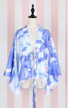 Japanese Purple Kawaii Night Sky Kimono Haori set SD02479