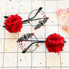 Japanese Harajuku Bat Roses Glasses SD01502