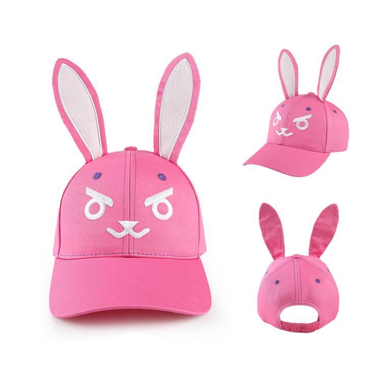 Overwatch D.VA bunny pink cap SD00951