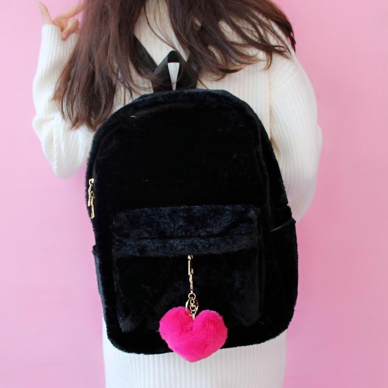 Soft Fluffy Backpack SD00715
