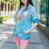 Overwatch D.VA DVA bunny summer blue jacket SD01107