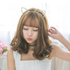 Harajuku Short Linen Brown Curly Wig SD00617