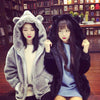 Korean autumn winter fluffy warm bear sweater coat SD00893