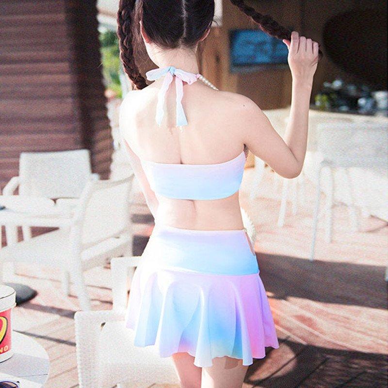 Pastel Mermaid Sea Shell (seashell) Bikini 2 Piece Swimsuit (swim suit) SD00630
