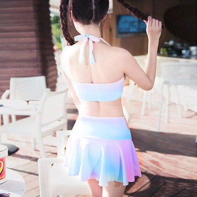 Pastel Mermaid Sea Shell (seashell) Bikini 2 Piece Swimsuit (swim suit) SD00630