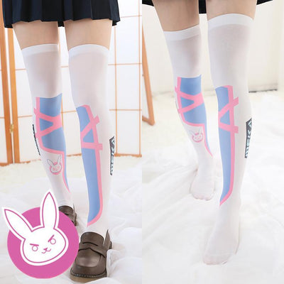 Overwatch D.VA DVA Bunny Knee Sock Tights Ver. 3 SD02078