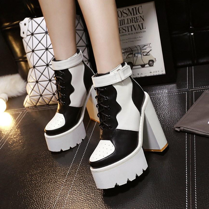 Strap High-heeled Platform Shoes SD00128