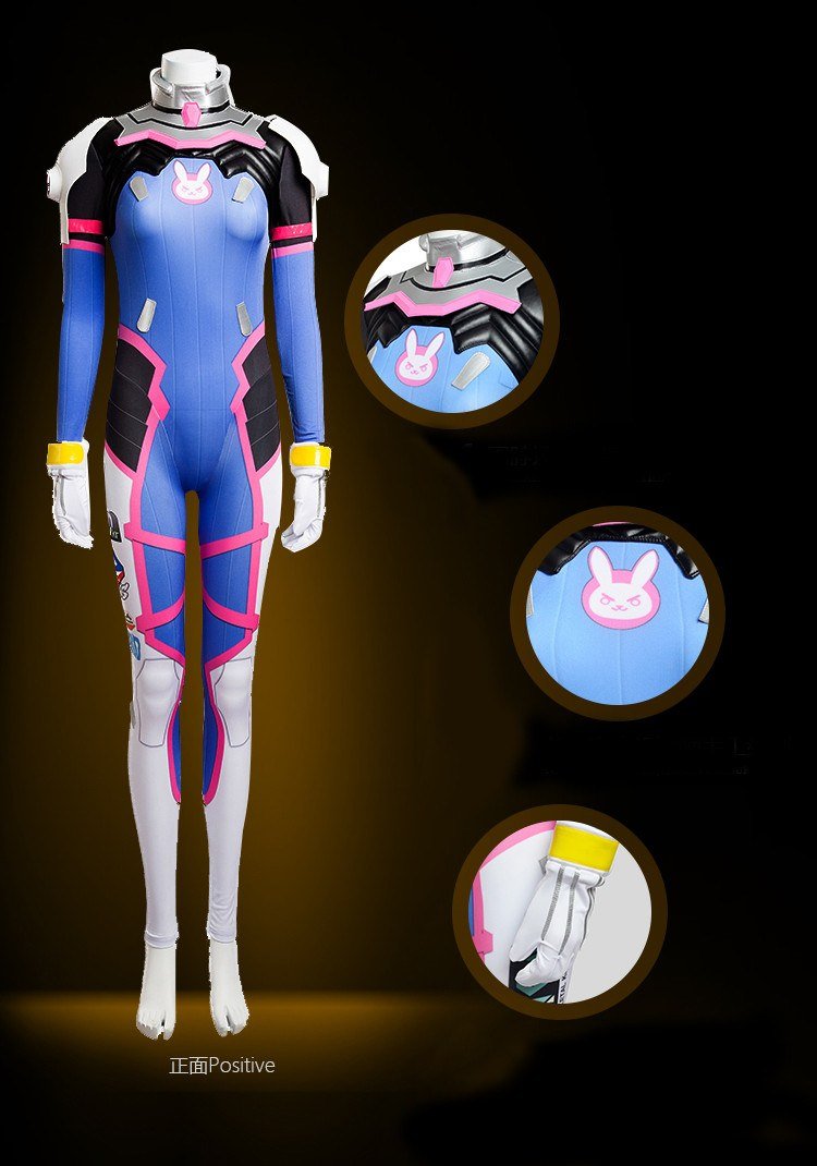 Overwatch D.VA DVA High Quality Cosplay Costume SD01458