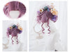 Purple Gradient Curly Long Wig SD00199