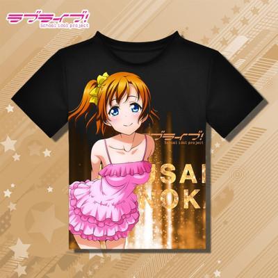 Anime Love Live Printed Black T-Shirt SD02053