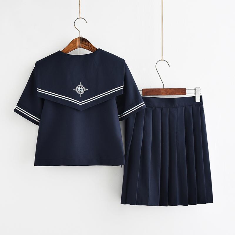 Japanese navy sailor school uniform t-shirt/skirt SD00825