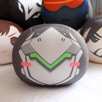 Overwatch Cute Face D.VA/Reaper/Soldier:76/Genji/Hanzo Pillow SD02109