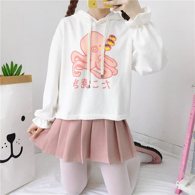 Takoyaki Octopus Hoodie Sweater SD00233