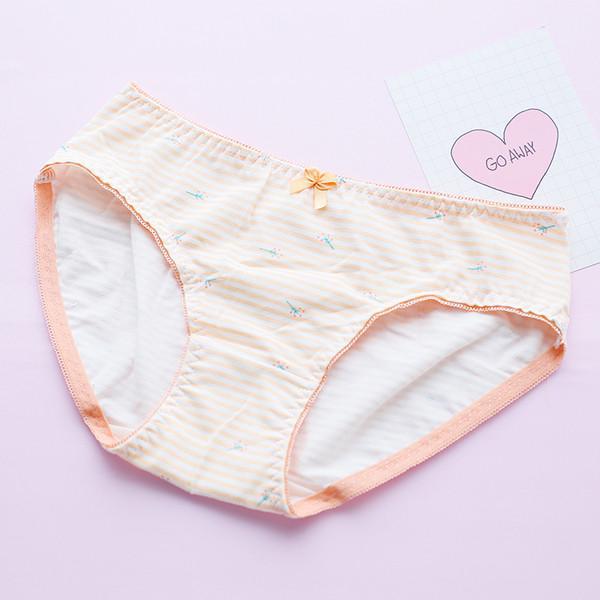 Japanese Cute Stripes Bow Undies Set SD02400