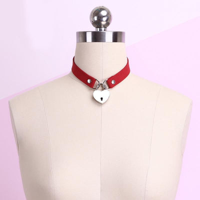 Harajuku Heart Key locker Collar SD00527