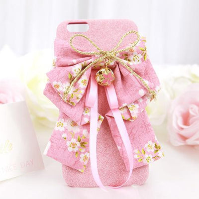 Cute Kimono Bow Fur Ball Phone Case SD00739