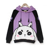 Cute Animal Faced Long-sleeved Loose Hooded Animal Eared Sweater SD01866