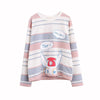 Japanese Kawaii Phone Print Sweater SD00768