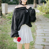 Japanese Warm Moon Shoulder-less loose Sweater SD01272