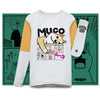 Shiba Inu Muco and Komatsu-san Comic Print Long-sleeved Long-shirt SD01868