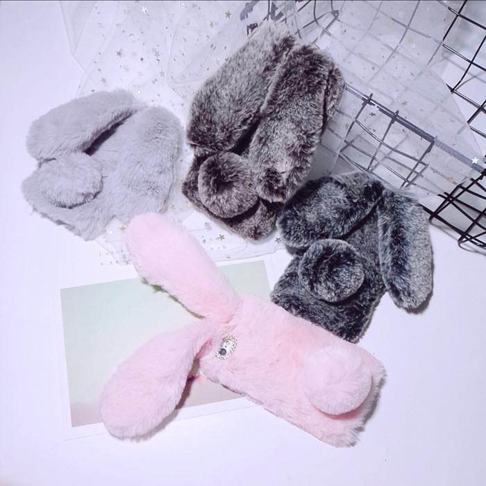 Fluffy Bunny Ears Phone Cases SD01347