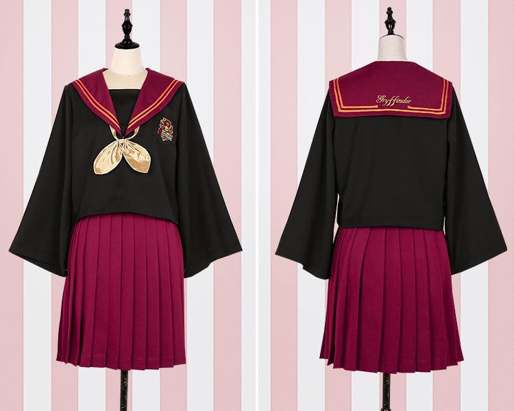 Harry Potter Gryffindor and Slytherin Japanese School Uniform SD01315