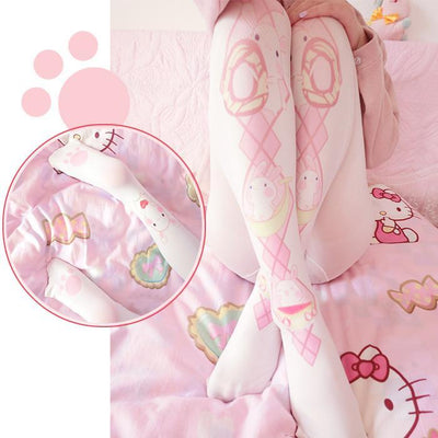 Kawaii Bunny Printed Tights SD00319