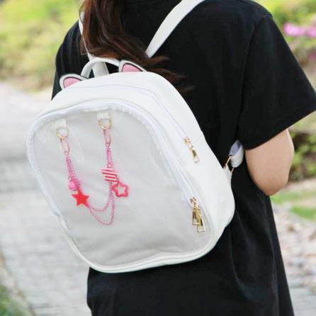 Transparent Front Neko Backpack SD00373