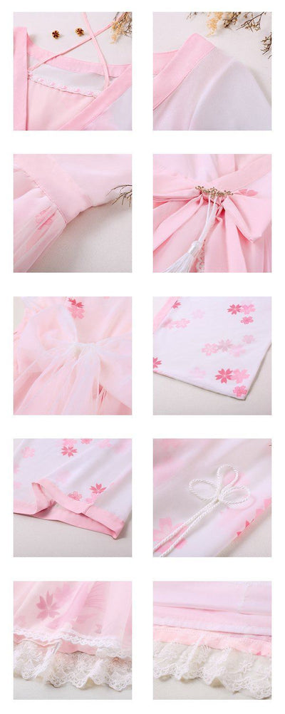 Japanese Sweet Pink Sakura Fish Dress SD01376