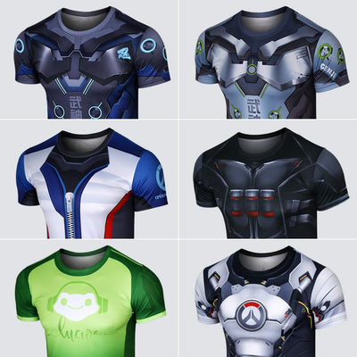Overwatch Genji, Reaper, Soldier:76, Reinhardt, Luco, Pharah T-Shirt SD02215