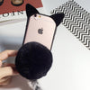 Plush Tail Cat Ear Phone Case SD00474