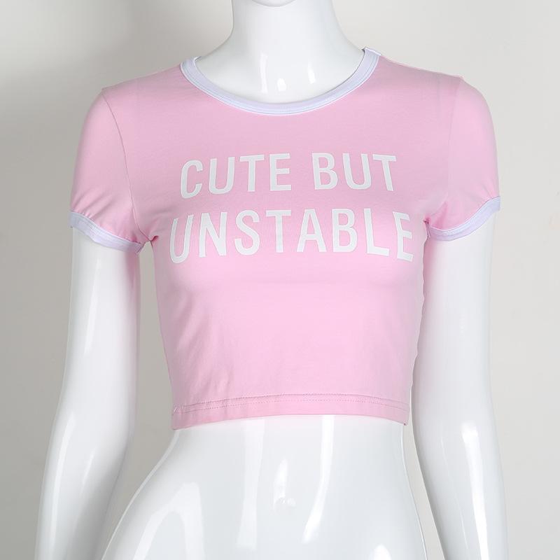 "Cute But Unstable" t-shirt top SD00805