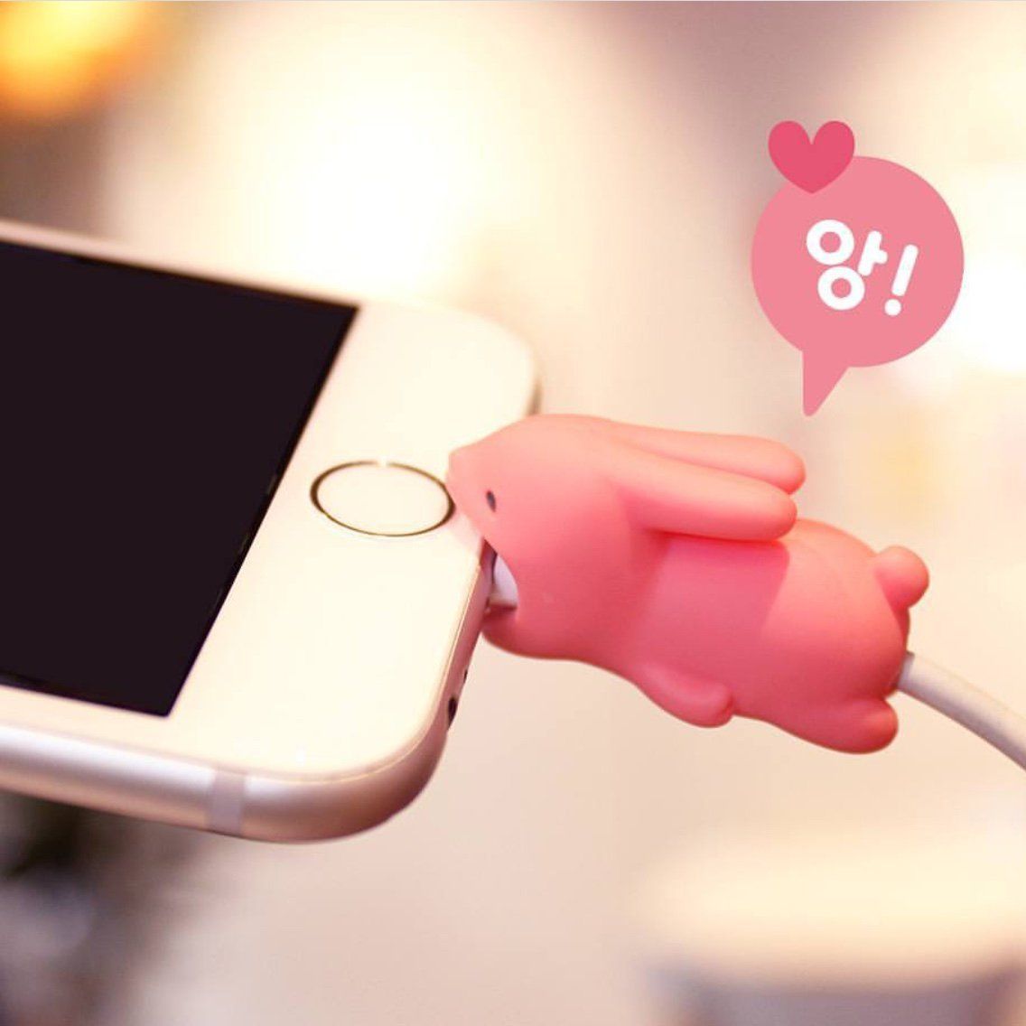 Cute Tiny Animal Cable Bite for Iphone Android Any Phone / USB Cable SD01619
