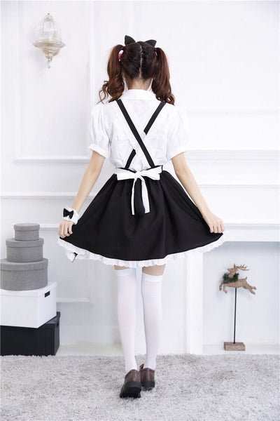 Japanese Neko Atsume Maid Cosplay Dress SD00774