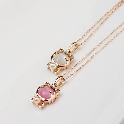 Japanese Kawaii Small Cat Kitty Necklace SD02370