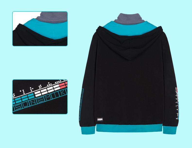Vocaloid Hatsune Miku Winter Hoodie Zipper Sweater SD01256