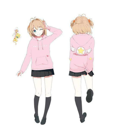 Cardcaptor Sakura Pink Hooded Sweater SD01695