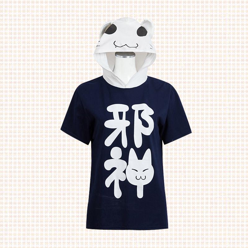 Japanese Anime Beyond the sky into the Firmament Arisaka Mashiro Jashin-chan Neko Hoodie T-shirt SD02246