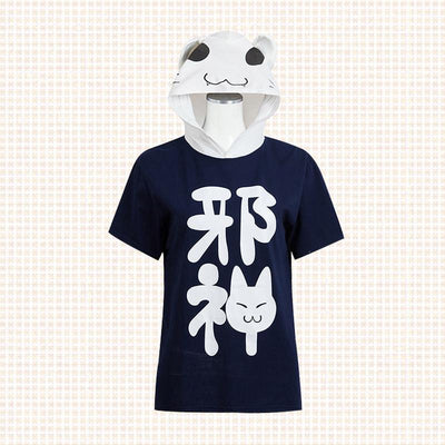 Japanese Anime Beyond the sky into the Firmament Arisaka Mashiro Jashin-chan Neko Hoodie T-shirt SD02246