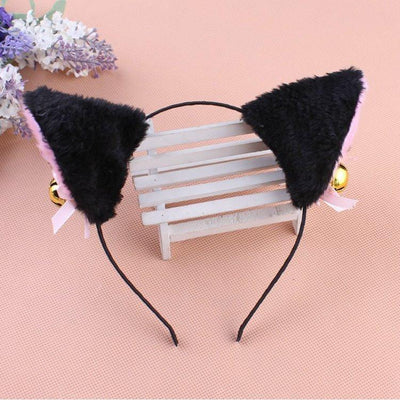 Cute Cat Ear Bell Hair Band SD00040