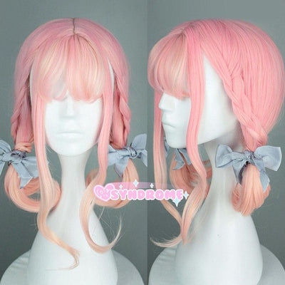 Gold Pink Peach Fade Gradient Wig SD00535