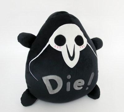 Overwatch Reaper DIE DIE DIE Sound Plush Doll Pillow SD02106