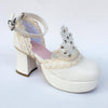 Retro Lace Crown High-Heels SD01529